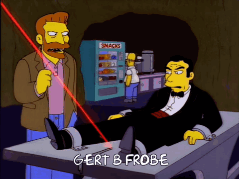 The Simpsons James Bond animated GIF