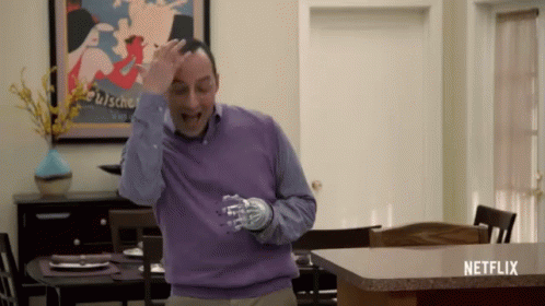 Tony Hale in Arrested Development (2003), Happy and Playful reaction animated GIF