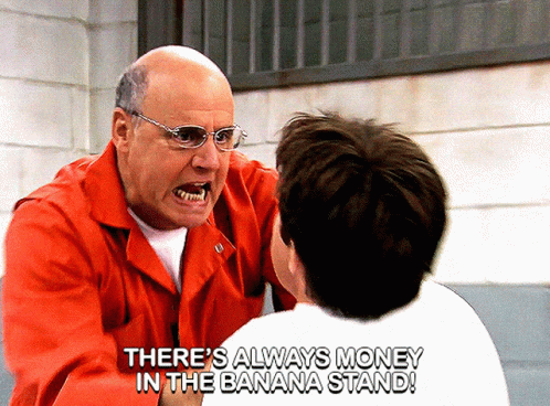 Jeffrey Tambor and Jason Bateman in Arrested Development (2003), Awkward and Concerned reaction animated GIF