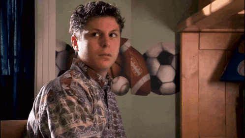 Yikes from Arrested Development (2003), Panicked and Awkward reaction animated GIF