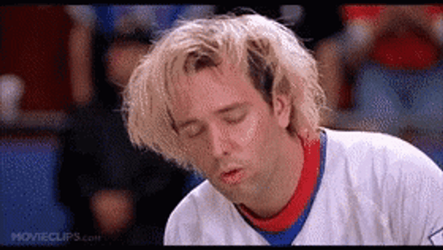 Matt Stone in BASEketball (1998), Tired and Bored reaction animated GIF