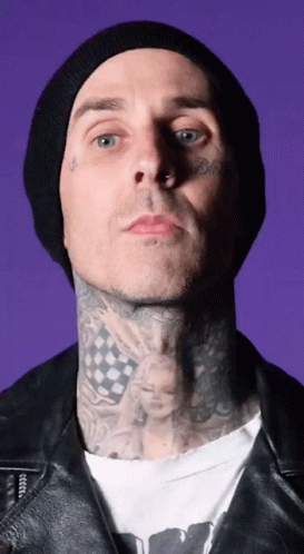 Travis Barker in Blink-182 (1999), Bored and Playful reaction animated GIF