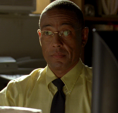 Oh Really from Breaking Bad (2008), Tense and Amused reaction animated GIF