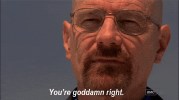 Bryan Cranston in Bryan Cranston, Confident and Defiant reaction animated GIF