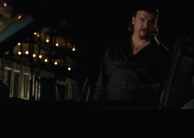 Danny Mcbride in Eastbound & Down (2009), captioned "This face used to cash fucking checks.", Confident and Arrogant reaction animated GIF