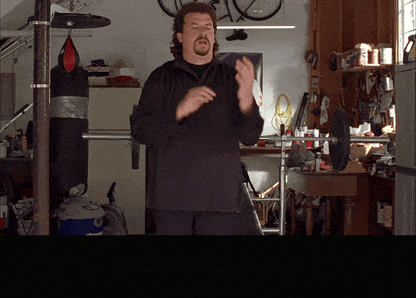 Danny Mcbride in Eastbound & Down (2009), captioned "Fundamentals are a crutch for the talentless.", Confident and Arrogant reaction animated GIF