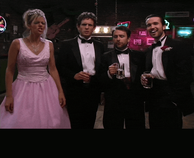 Glenn Howerton in It's Always Sunny in Philadelphia (2005), captioned "Shut up, Charlie!", Exasperated and Annoyed reaction animated GIF