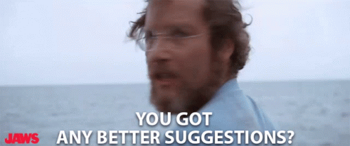 Richard Dreyfuss in Jaws (1975), Frustrated and Angry reaction animated GIF