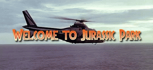 Welcome To Jurassic Park from Jurassic Park (1993), Awed and Arriving reaction animated GIF