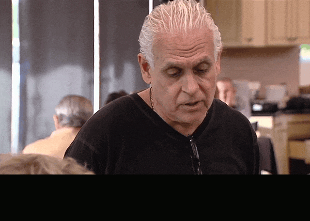 Gordon Ramsay in Kitchen Nightmares (2007), captioned "I'm telling you what I'm getting, and it's raw. Soggy and wet, and too sweet in general.", Blunt and Exasperated reaction animated GIF