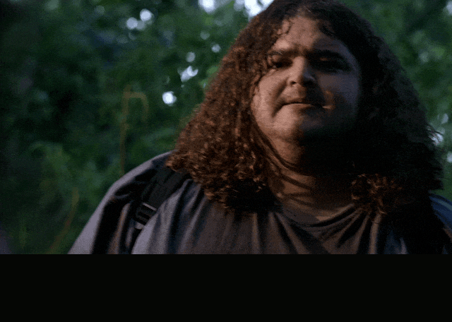 Jorge Garcia in Lost (2004), captioned "Now, I want some freakin' answers!", Angry and Fed Up reaction animated GIF