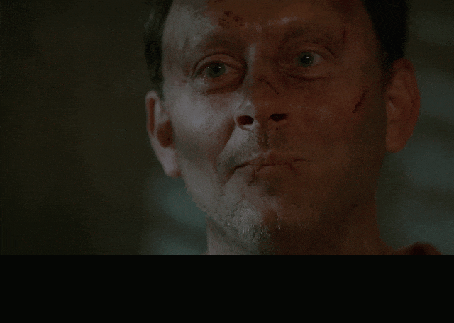 Michael Emerson in Lost (2004), captioned "You guys got any milk?", Smug and Creepy reaction animated GIF