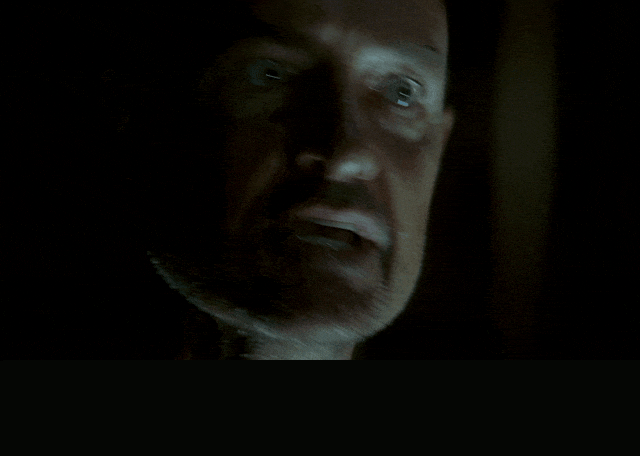 Terry O'Quinn in Lost (2004), captioned "It's never been easy!", Anguished and Passionate reaction animated GIF