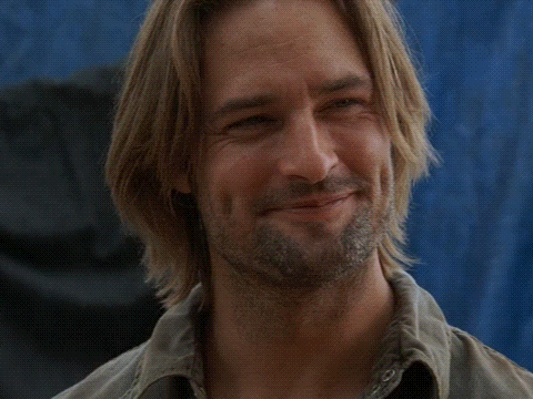 Sawyer Gotcha from Lost (2004), Tense and Confused reaction animated GIF