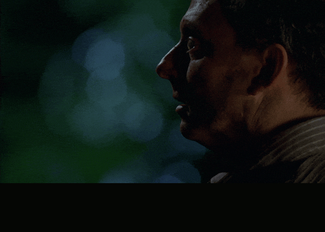 Michael Emerson in Lost (2004), captioned "Because what's about to come out of that jungle... ...is something I can't control.", Ominous and Calm reaction animated GIF
