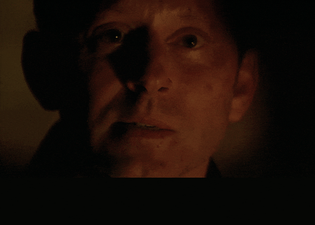 Michael Emerson and Mark Pellegrino in Lost (2004), captioned "What about me?", Anguished and Calm reaction animated GIF