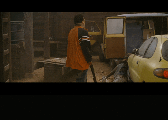 Danny Mcbride in Pineapple Express (2008), captioned "You just got killed by a Daewoo Lanos, motherfucker.", Triumphant and Vindictive reaction animated GIF