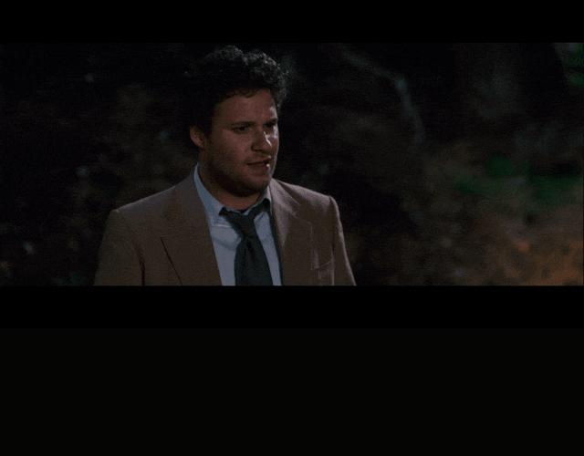 James Franco and Seth Rogen in Pineapple Express (2008), captioned "Red's, like, the middleman between, like, Ted and me. We're, like, mad fucking tight, man.", Mellow and Earnest reaction animated GIF