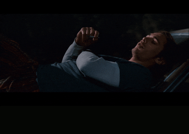 James Franco in Pineapple Express (2008), captioned "Only fucking Red knows. Only Red knows, man.", Worried and Paranoid reaction animated GIF
