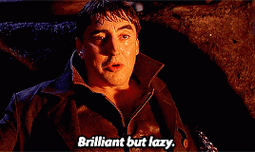 Alfred Molina and Tobey Maguire in Spider-Man 2 (2004), Amused and Unimpressed reaction animated GIF