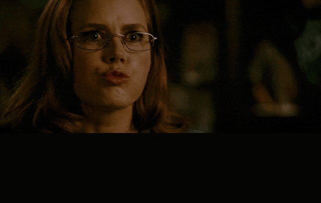 Amy Adams in Talladega Nights: The Ballad of Ricky Bobby (2006), captioned "You ride it like a skeleton horse through the gates of hell, and then you win!", Passionate and Intense reaction animated GIF