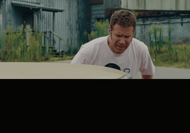 Gary Cole in Talladega Nights: The Ballad of Ricky Bobby (2006), captioned "There ain't nothing more goddamn frightening than driving with a live cougar in the car.", Matter-Of-Fact and Amused reaction animated GIF