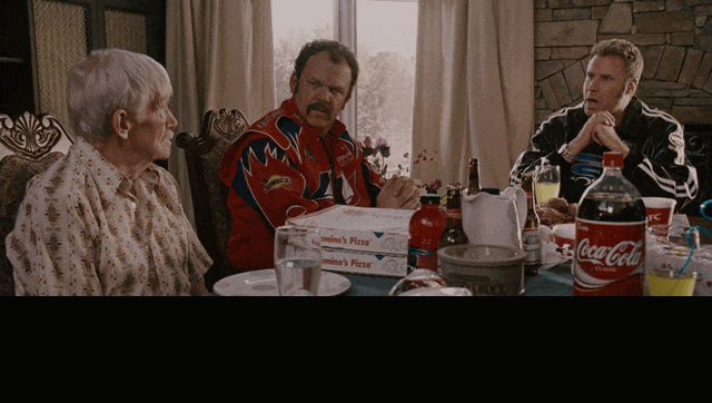 Leslie Bibb in Talladega Nights: The Ballad of Ricky Bobby (2006), captioned "Ricky, finish the damn grace.", Impatient and Annoyed reaction animated GIF