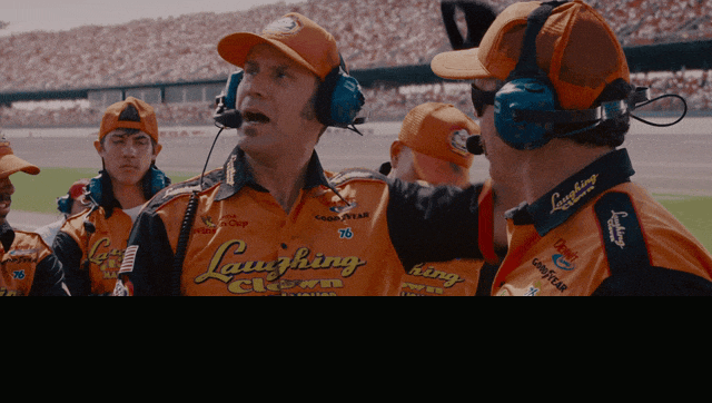 Will Ferrell in Talladega Nights: The Ballad of Ricky Bobby (2006), captioned "I wanna go fast.", Earnest and Determined reaction animated GIF