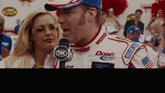 Will Ferrell in Talladega Nights: The Ballad of Ricky Bobby (2006), captioned "I'm the best there is, plain and simple.", Cocky and Confident reaction animated GIF