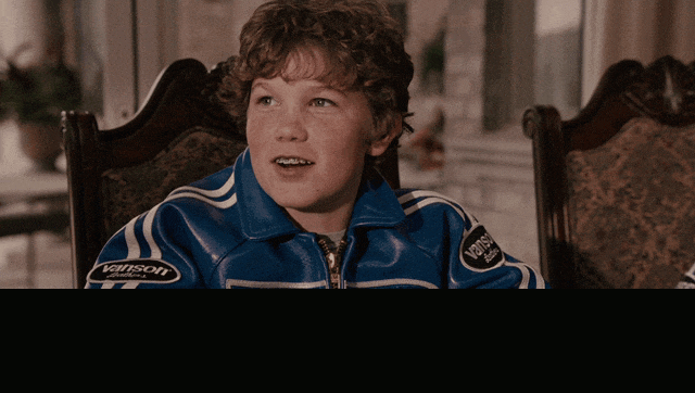 Houston Tumlin in Talladega Nights: The Ballad of Ricky Bobby (2006), captioned "Dad, you made that grace your bitch.", Impressed and Gleeful reaction animated GIF