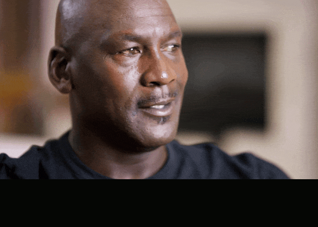 Michael Jordan in The Last Dance (2020), captioned "That's all I needed.", Competitive and Determined reaction animated GIF