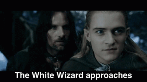 Legolas from The Lord of the Rings: The Fellowship of the Ring (2001), Tense and Alert reaction animated GIF
