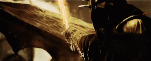 This Is My Power from The Lord of the Rings: The Return of the King (2003), Heroic and Grave reaction animated GIF