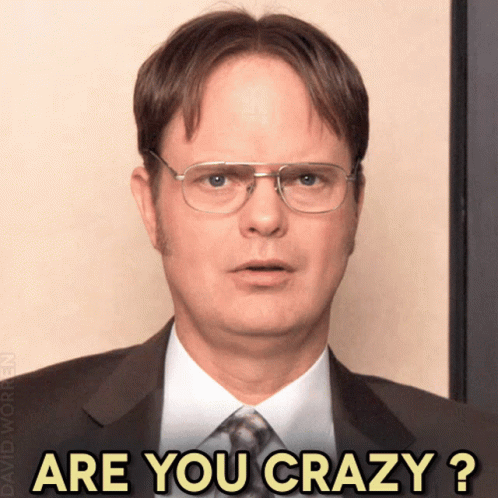 Rainn Wilson in The Office (US) (2005), Confused and Skeptical reaction animated GIF