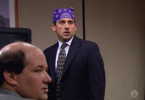 Steve Carell in The Office (US) (2005), Reaction and Happy reaction animated GIF
