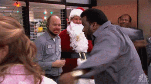 Craig Robinson in The Office (US) (2005), Amused and Reacting reaction animated GIF