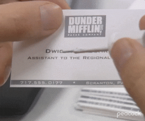 Fight from The Office (US) (2005), Reaction and Annoyed reaction animated GIF