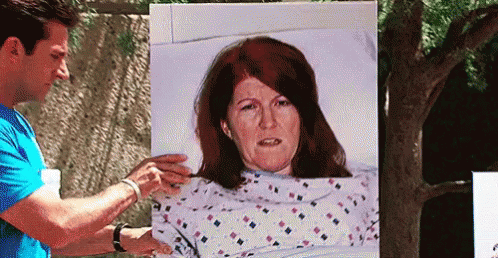 Kate Flannery in The Office (US) (2005), Amused and Awkward reaction animated GIF