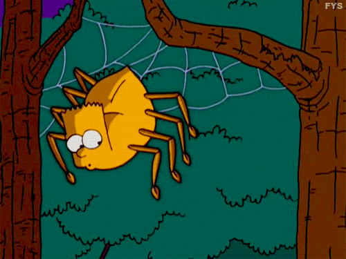 The Simpsons Bart Simpson Reaction from The Simpsons (1989), Amused and Reacting reaction animated GIF