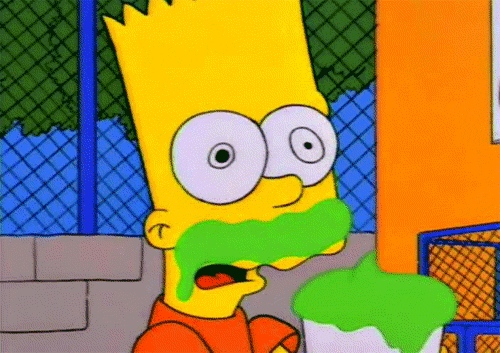 The Simpsons Bart from The Simpsons (1989), Amused and Reacting reaction animated GIF