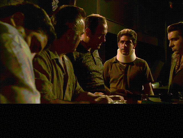 Always With The Scenarios from The Sopranos (1999), Deadpan and Dry reaction animated GIF