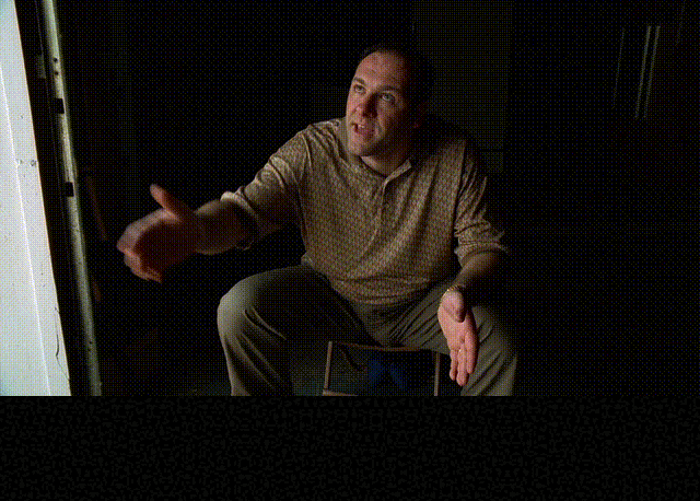 John Ventimiglia in The Sopranos (1999), Baffled and Sad reaction animated GIF