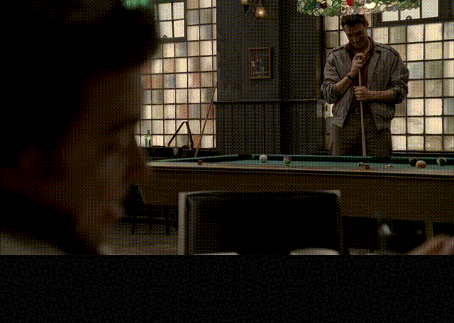 Robert Funaro and Steven Van Zandt in The Sopranos (1999), captioned "Tony asked me to speak to you. That's a no-go. What? Can't be accommodated.", Crushed and Frustrated reaction animated GIF