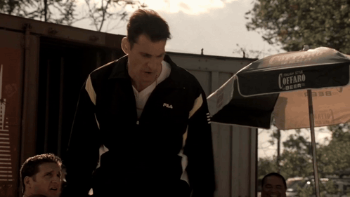 Robert Funaro in The Sopranos (1999), Angry and Violent reaction animated GIF