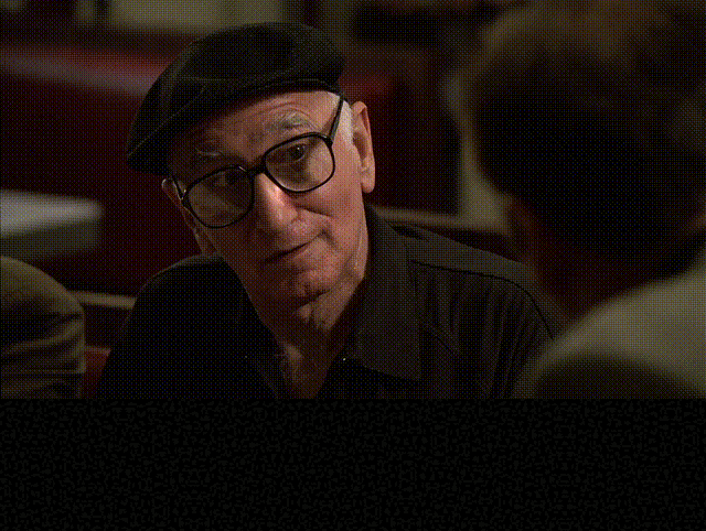 Dominic Chianese in The Sopranos (1999), Defiant and Smug reaction animated GIF