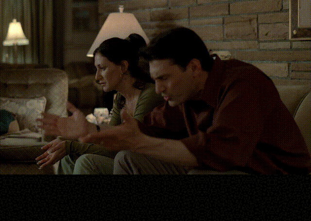 Robert Funaro in The Sopranos (1999), captioned "We'll buy a new car. It'll raise my profile. You watch, I'll make captain.", Desperate and Determined reaction animated GIF