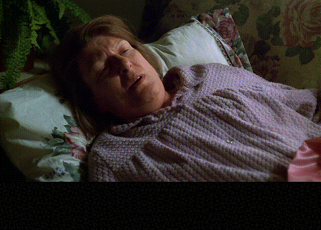 Nancy Marchand in The Sopranos (1999), Bitter and Sarcastic reaction animated GIF