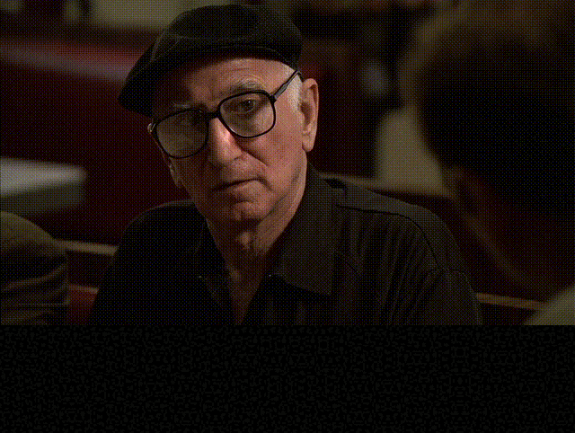 Dominic Chianese in The Sopranos (1999), Wry and Aggrieved reaction animated GIF