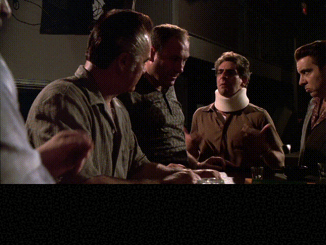 Say Hello To My Little Friend from The Sopranos (1999), Excited and Playful reaction animated GIF