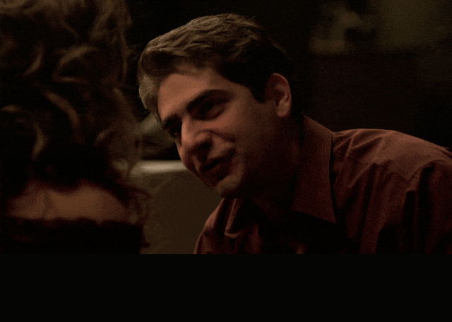 Michael Imperioli in The Sopranos (1999), captioned "I don't have a son, the Moltisanti name ends! That's it!", Enraged and Despairing reaction animated GIF